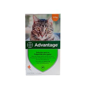 Pipeta Advantage Gatos Hasta 4 Kg Bayer