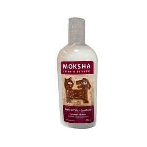 Crema Enjuague Mascotas Moksha Palta Y Zanahoria X 250 Cc.