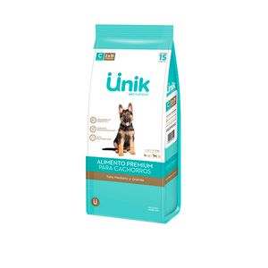 Unik Perro Cachorro Mediano Y Grande X 15 Kg