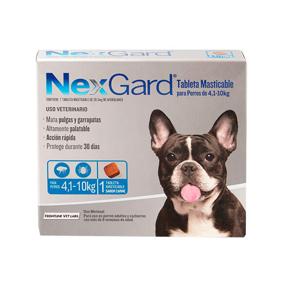 Comprimido-antipulgas-y-garrapatas-Perro-4-a-10-kg-Nexgard