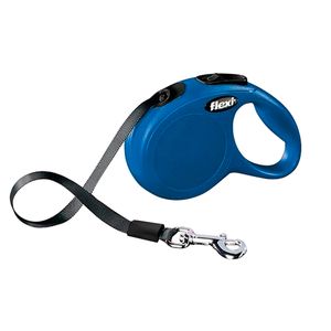 Correa Extensible New Classic Cinta L Azul Perro Hasta 50Kg