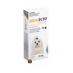 Comprimido Antipulgas Bravecto Vsd Perros 2 A 4.5 Kg