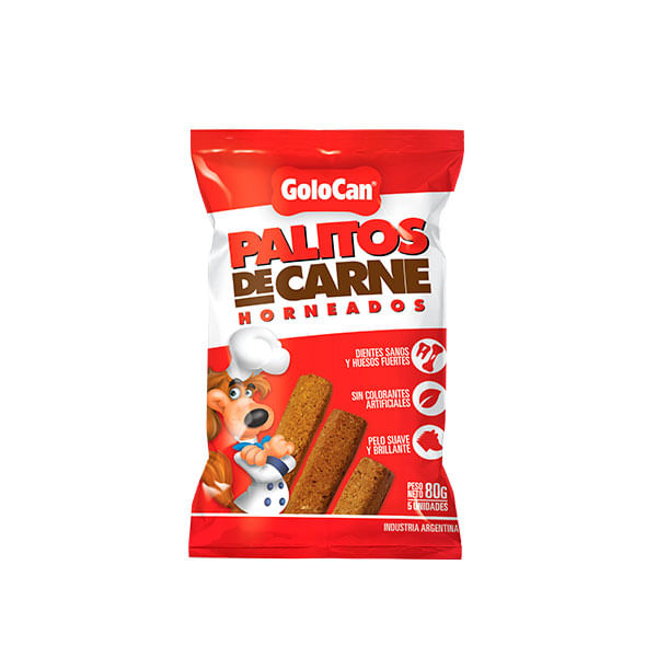 GOLOCAN PALITOS DE CARNE X 80 GRS