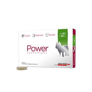 Comprimidos Antipulgas Power 1400 Mg Perros De 10 A 20 Kg