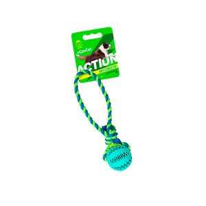 Pelota Baseball Con Manija De Soga -Action-