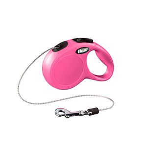 Correa Extensible Flexible Xs 3 M Rosa Perro Hasta 8 Kg