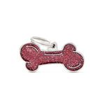 CHAPITA-IDENTIIFICATORIA-SHINE-BONE-GLITTER-RED