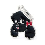 CHAPITA-IDENTIIFICATORIA--FRIEND-BLACK-POODLE