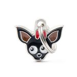 CHAPITA-IDENTIIFICATORIA-FRIEND-BLACK-CHIHUAHUA