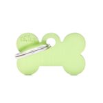 CHAPITA-IDENTIIFICATORIA-BASIC-SMALL-BONE-ALUMINUM-GREEN