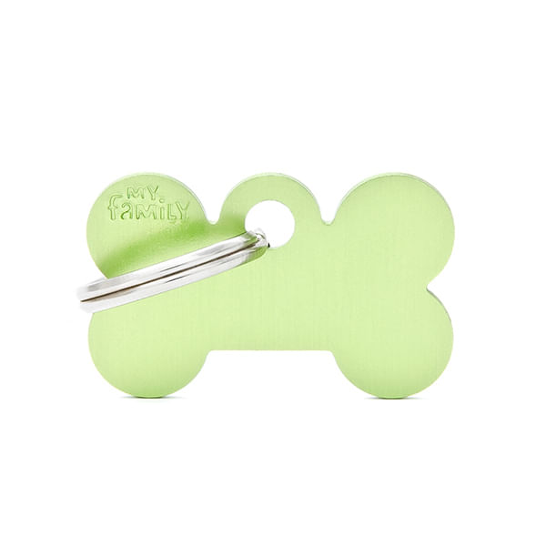 CHAPITA-IDENTIIFICATORIA-BASIC-SMALL-BONE-ALUMINUM-GREEN