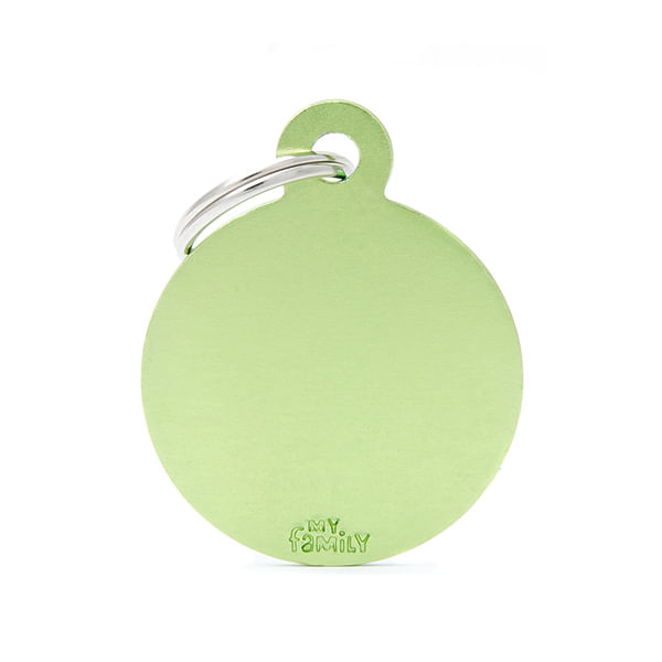 CHAPITA-IDENTIIFICATORIA-BASIC-BIG-ROUND-ALUMINUM-GREEN