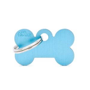 Chapita Identiificatoria Basic Small Bone Aluminum Light B