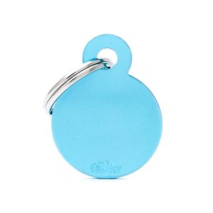 Chapita Identiificatoria Basic Small Round Aluminum Light