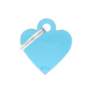 Chapita Identiificatoria Basic Small Heart Aluminum Light