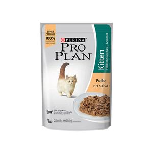 Pouch Pro Plan Gatito Pollo x 85 Grs