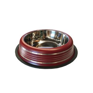 Comedero de Acero Inoxidable Antideslizante N°5 25 Cm