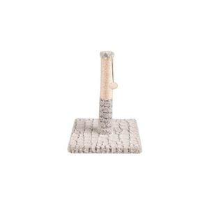 Rascador Para Gatos Blanco Con Boliita 37 Cm