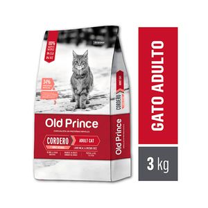 Old Prince Novel Cordero Y Arroz Gatos Adultos X 3 Kg