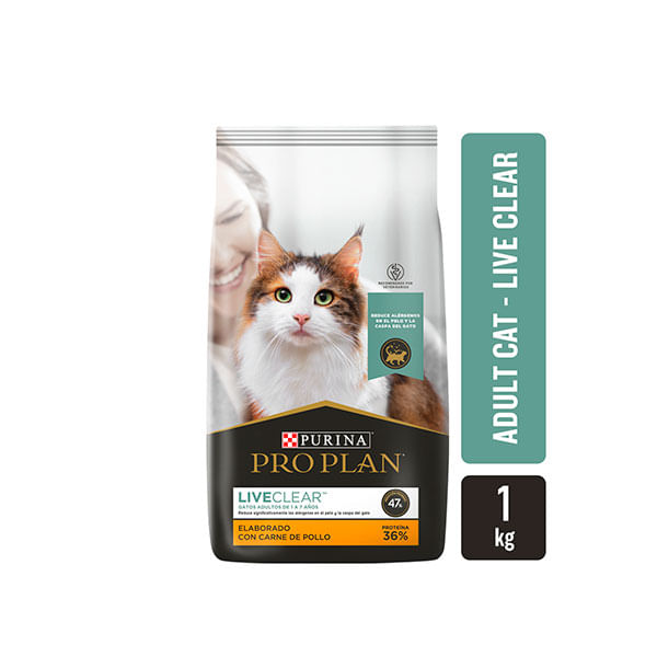 PRO-PLAN-GATOS-ADULTO-LIVE-CLEAR-X-1-KG