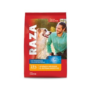 Raza Perro Con Probioticos Y Proteinas Sabor Carne X 15 Kg