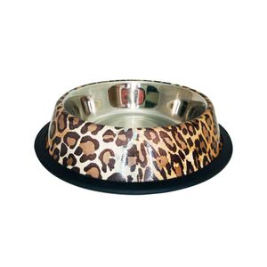 Comedero de Acero Inoxidable Animal Print N°3 18 Cm