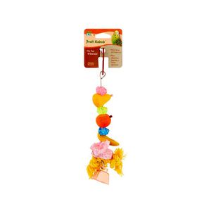 Juguete Para Pajaro Con Campana Fruit-Kabobs Mediano Penn Plax