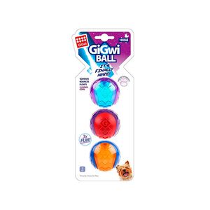 Juguete Para Perro Gigwi Ball Squeaker Sm X3