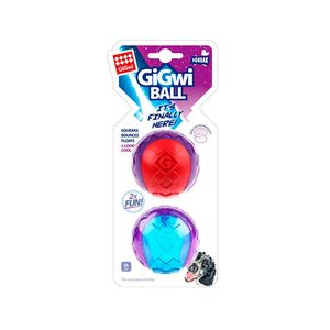 Pelotas Gigwi Con Sonido para Perro Medianas x 2 Unid.