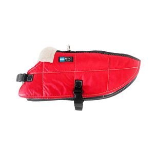 Abrigo Impermeable Para Perro Con Corderito Rojo Talle 75