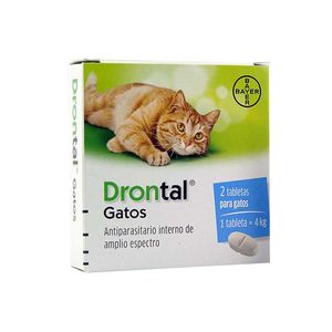 Antiparasitario Drontal Gatos X 2 Comprimidos