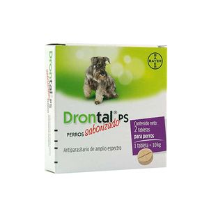 Antiparasitario Drontal Plus Perros Hasta 10 Kg X 2 Comprimidos