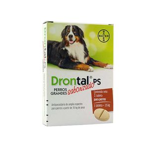 Antiparasitario Drontal Plus Perros Desde 35 Kg