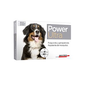 Power Ultra Pulguicida Y Garrapaticida 41 A 60 Kg