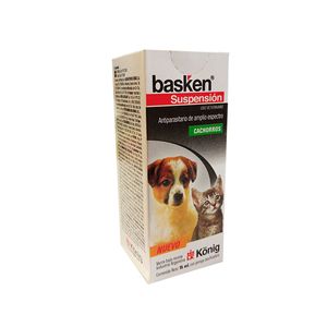 Antiparasitario Basken Suspension Para Cachorros X 15 Cc