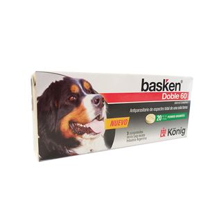 Antiparasitario Basken Doble 60 -Konig-