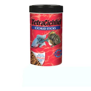 Alimento P/Ciclidos Y Peces Gdes Tetra Cichlid Sticks 75 Gr