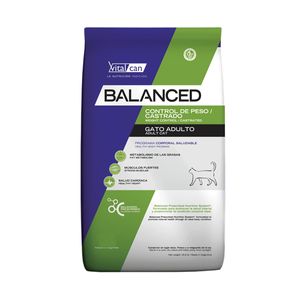 Vitalcan Balanced Gato Control Peso/Castrado X 7.5