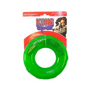 Juguete Para Perro Kong Squeezz Medium Aro C/Sonajero