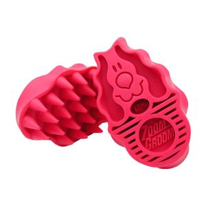 CEPILLO DE GOMA KONG  PARA PERROS Y GATOS TODO TIPO DE PELAJE