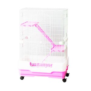 Jaula para Gatos 2 Niveles con Rampa 46 X 72 X 90 Cm