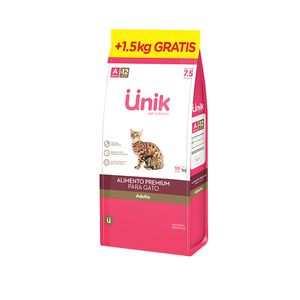 Unik Gato Adulto X 7,5 + 1,5 Kg