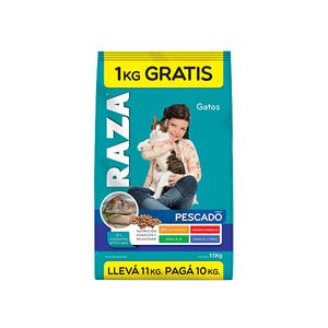 Raza Gato Adulto Sabor Pescado X 10+1 Kg