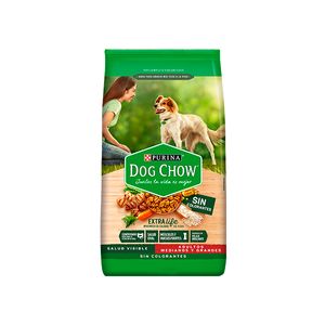 Dog Chow S/ Colorante Adulto M/G X 21 Kg