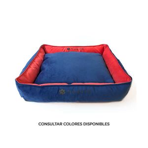 Cama Basquet Reversible (42X42X20Cm) Azul-Coral