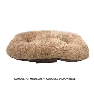 Colchon Corderito Oval (50X35X12Cm) Camel