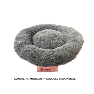 Colchon Corderito Circular (56Diamx12Cm) Gris-Rosa