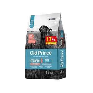 Old Prince Novel Cor Y Arroz Cachorro X 15Kg + 2Kg