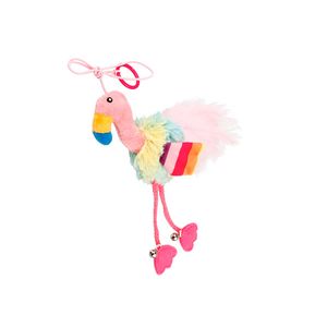 Juguete Gato Gigwi Finger Ring Bird Blue & Pink With Grinkle