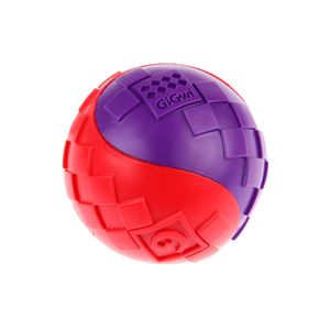 Juguete Para Perro Gigwi Ball Squeaker Solid Red/Purple-S